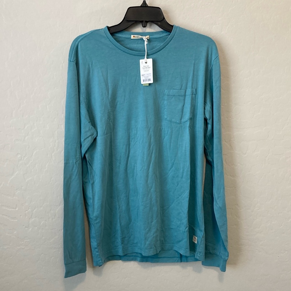 MARINE LAYER Signature pocket tee porcelain